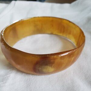 Bakelite Root Beer Bangle Bracelet